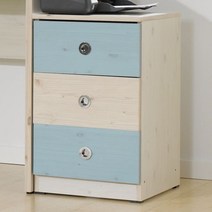 리피트리 모던 책상용 3단 서랍장, 오크