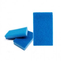 3중 멀티 블루수세미(벌크) 무흠집 3겹양면수세미 판촉용 스폰지 청수세미, 단품