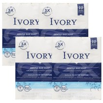 아이보리 오리지널 화장 비누, 90g, 4팩
