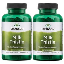 스완슨 밀크씨슬 500mg 100캡슐 1+1