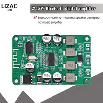 tpa3110 2x15w 15w + 15w 무선 블루투스 오디오 전력 증폭기 보드 듀얼 채널 앰프 모듈 46810 옴 스피커 dc 10-25v