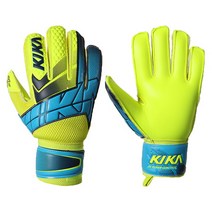 [키카] 골키퍼 장갑 슈퍼 컨트롤 주니어(3972825-4884), 색상:라임 / 사이즈:8호