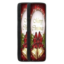 Frestree Merry Christmas 프린트 냉장고 핸들 커버 2피스 얼룩 손끝 물방울로부터 기기를 깨끗하게 유지 선물 도어 핸들 장갑 냉장고 전자레인지 스토브 식, Red Christmas
