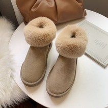 IFER 여자 스노우 부츠 겨울 부츠 보온 여자 슈즈