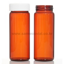 스크류캡바이알(갈색)100ml(42x110), 검정