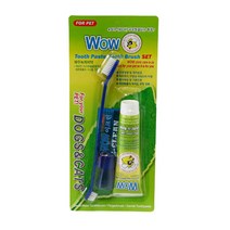 2P 강아지 충치예방 전용 치약 칫솔세트 애완묘 잇몸건강 푸들 대형견 웰시코기