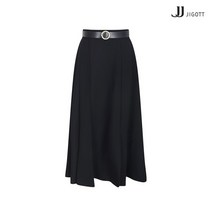 JJ지고트 A라인 비대칭 플리츠 스커트 GMBA0SK35