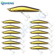 [QISHENG] 싱킹 펜슬 베이트 13개입/세트 하드베이트 미노우 농어 삼치 쇼어 부시리 루어 미끼, HBJ-4#(12g)