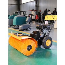재설차 제설차 소형 제설기 눈치우는기계 노면 청소차 재설기계, 6.5마력 80CM 브러쉬모델
