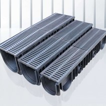 측구수로관 u형 1m 배수로 벤치플륨관 운동장 측구, C20형 300x300x1000x40 커버포함