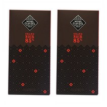 Michel Cluizel 미쉘 클뤼젤 카카오 85% 라지 다크 초콜릿 바 Large black tablet 70g 2개, 1세트