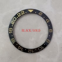 디지털 세라믹 시계 베젤 외경 38mm 내부 RLX 케이스용 교체 링 DIY 수리 부품 액세서리, 10 J