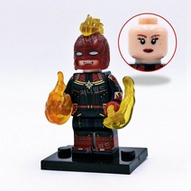 마블 어벤져스 캐릭터 피규어 모음 - 레고 호환 미니 레고호환블록, 캡틴 마블(WM662)