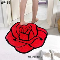 플란넬 매트 장미꽃 카펫 거실 매트 침실 옷방 베란다 카펫 욕실 매트 도어매트 대리발급