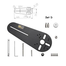 보쉬 마키타 전동 핸드 트리머용 원형 커팅 지그 우드 라우터 서클 밀링 그루브 DIY 도구 목공 밀링, Option D