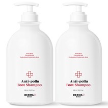 아케이 더마 안티폴루 풋 샴푸 550ml, 2개