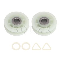 BQLZR 2 x 건조기 아이들러 풀리 롤러 WP279640 월풀 ps33424 5.5CM 교체용
