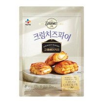 CJ 간편식 고메 베이커리 크림치즈파이 냉동식품 370g 1세트, 12세트