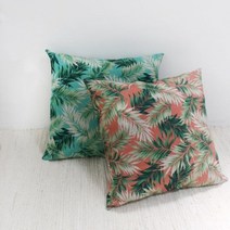 천시장 대폭-린넨)이레카야자(2컬러) 패브릭 원단 코튼, 핑크