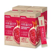 대상웰라이프 석류 콜라겐 스틱 4박스 (20g x 60포) 저분자 젤리스틱 피쉬어류 정품보증 160297