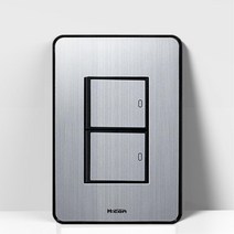 욕실 전등 환풍기 메탈 1개용 2구 스위치 라이트 빌라, 낱개