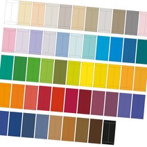 고급칼라봉투 밍크지 53칼라 규격(85x170mm)100매, 23 에머럴드