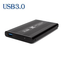 UTHAI-G18 USB3.0/USB2.0 HDD 인클로저 모바일 케이스 2.5 인치 SATA3 외장 캐디 USB2.0 하드 드라이브 박스, USB3.0-Black