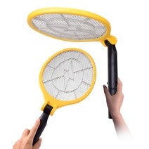 포벨 충전식 전기 모기채 GK1000C 접이식 각도조절 파리채