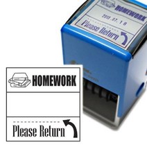 티쳐스몰 stamp 만년도장 Return Homework(Date), 단품