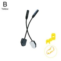 지게차후방감지기 굴삭기 후방경보기 자동차 사각 지대 모니터링 시스템 BSD 렌즈 조명 LED 표시등 알람 레이더 안전 드라이브 초음파 센서 후방 교차 교통 경보, Yellow+China