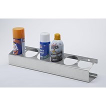 공간 절약형 에어로졸 스프레이 페인트 캔 보관 시스템 랙 선반 정리함 - 미국산 차고 홈 작업장 벽걸이형 6개 가능