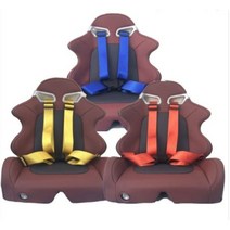 유아전동차 아기자동차 4점식 컬러벨트 교체 튜닝, 오렌지