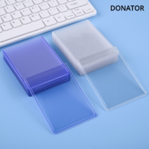 도나토르 투명 탑로더 블루 포카 포토카드 보호필름, 투명100매