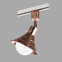 F 100/700/400 1등 직부 플러그 도금형 논두렁 레일등, LED 12W볼구형(형광등색), F 100/700/400 1등 직부 플러