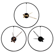 모노 와이어 인테리어 벽시계 500, 골드