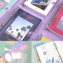 메모 수첩 6공 모멘츠 다이어리 만년 일기장 A5 노트, MINT