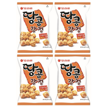하이올레익 땅콩 함유 오리온 땅콩강정 80g 4개