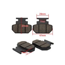유압 모터 감속 Citycoco 전기 자전거 Sc Ooter 디스크 브레이크 및 핸들 Halei 스쿠터 예비 부품, [01] Brake pad A