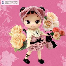 블링즈 블링즈돌 첼리캣 인형 친환경보틀증정, 첼리캣 로맨틱체크