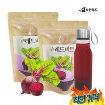 착한푸드 말린 말랭이 60g X 2봉지, 레드비트차 60g X 2봉지