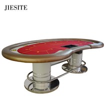 JIESITE-280x140cm 카지노 포커 테이블 텍사스 홀덤 바카라 10 인용 정사각형 6 가지 색상, 한개옵션0