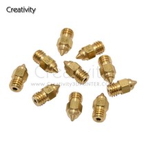 juki nozzle 5/10PCS CR-6 SE 노즐 Hotend 압출기 키트 Ender-3S1 MK8 0.3/0.4/0.5/0.6/0.8MM 3d 프린터 부, 05 0.8mm_02 10PCS