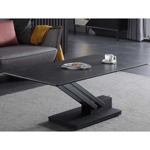 소형 리프팅 테이블 높이 조절 커피 쇼파 사이드, 1.35x0.7m 커피 테이블 (블루 컬러)