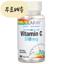 솔라리 비타민C 500mg 100정, 1개, 100개