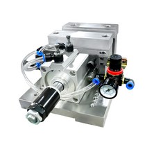 공압 바이스 CNC 머신 드릴링 탭핑기 밀링머신 연삭기, 공압 바이스 240x135x120mm