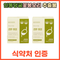 역류성 속쓰림 소화불량 에좋은 영양제 그린세라 임산부속쓰림 식도 인동초 덩굴 꽃봉오리 금은화 추출물 60정 1개월분, 60캡슐 X 2통_사은품 패치
