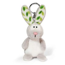 NICI 니키 라이트 그레이 래빗 키체인 10cm 키홀더, z라미마켓z 1