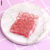 기부반지 100 개/대 10mm DIY 다채로운 금속 보석 결과 연결 링 오픈 단일 루프 점프 반지 만들기위한