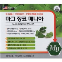 마그 징코 매니아 플러스 120캡슐, 1box, 4개월 120캡슐, 120정