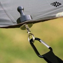 코코프 캠핑 행어 초강력 마그네틱 네오디움 자석고리 후크 홀더 파우치포함, 블랙O형5개+파우치1p